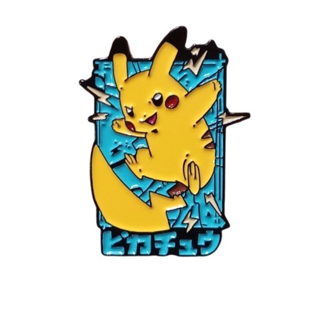 Nintendo Pokemon Japanese Electrified Pikachu Character Enamel Pin